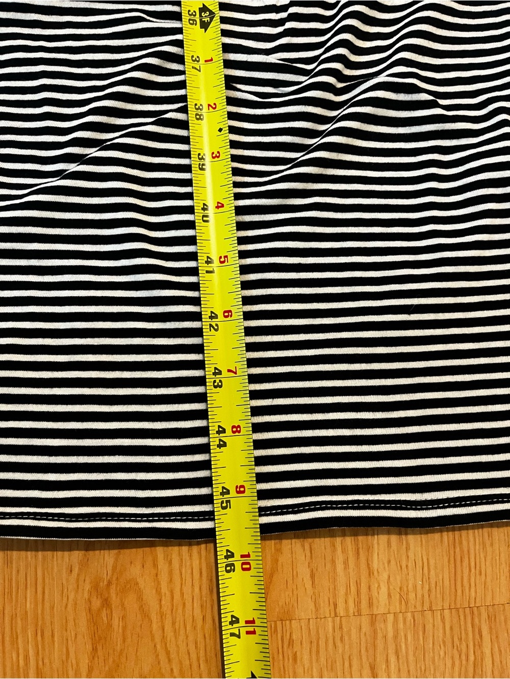 Everlane midi racer back dress 100% cotton black white stripe small summer tank - Picture 4 of 6